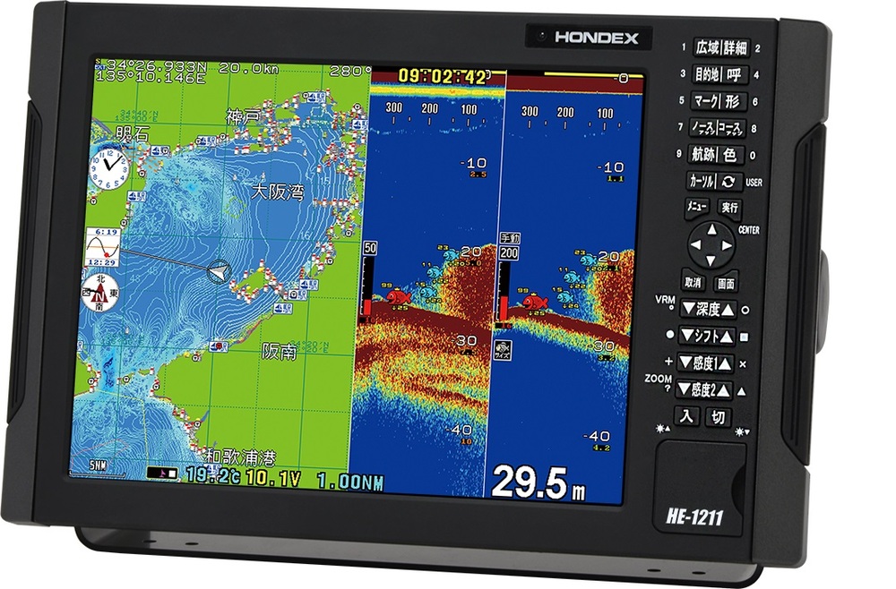 HE-1211 GPS魚探 | ホンデックス 販売店 - ナビテック通販