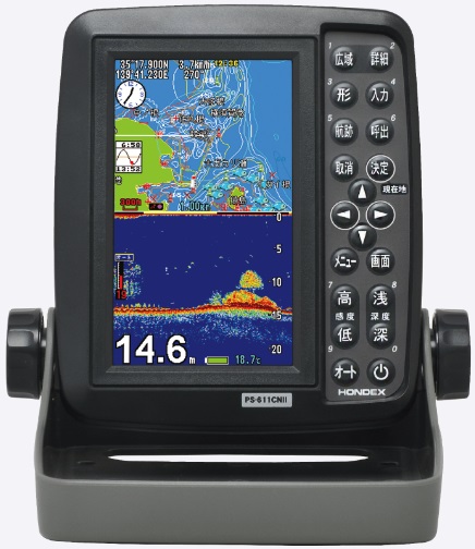 【即購入OK】新品 ホンデックス 魚探 ポータブルGPS PS-611CN2