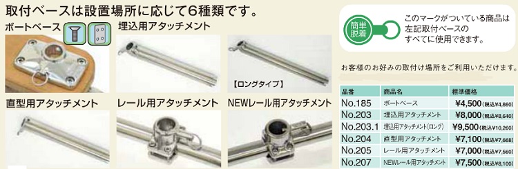 取付ベース 取付ベース