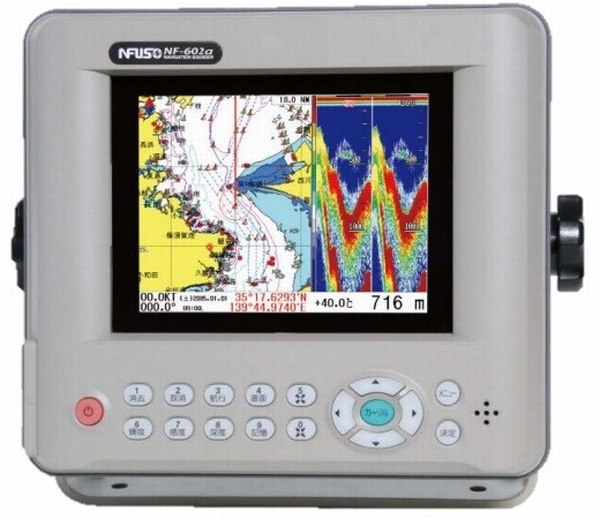 NF-602α フソー 6.5型 GPS魚探 販売 - ナビテック通販