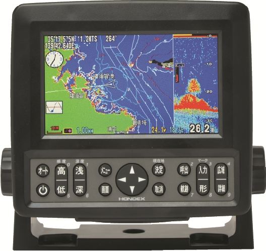 HE-601GPⅢ GPS魚探 | ホンデックス販売店 - ナビテック通販