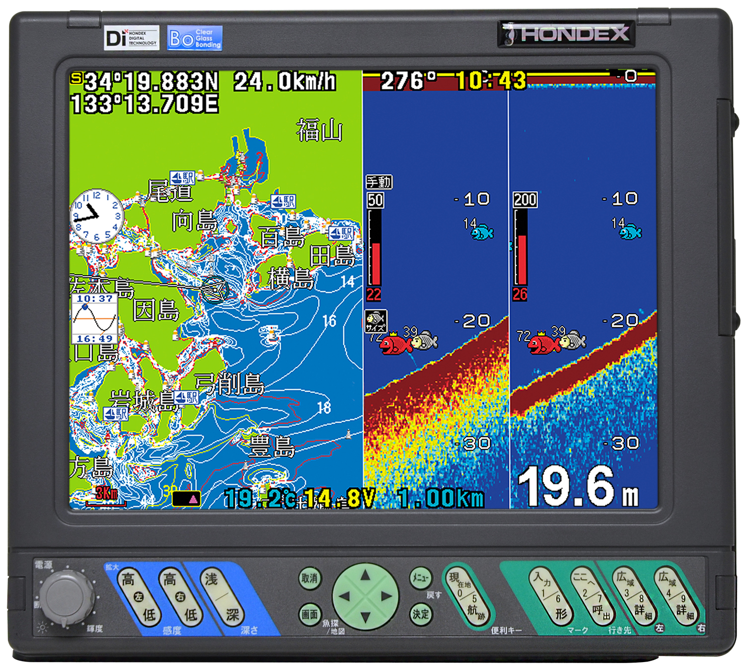 HE-10S GPS魚探 | ホンデックス 販売店 - ナビテック通販