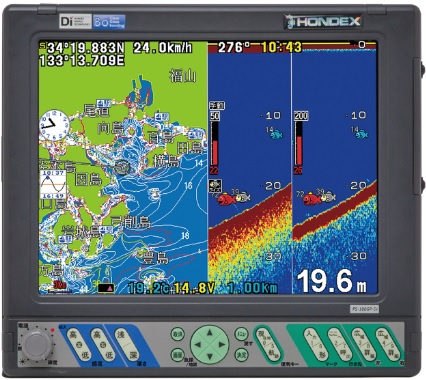 PS-100GP-Di HONDEX 10.4型 GPS 魚探 販売